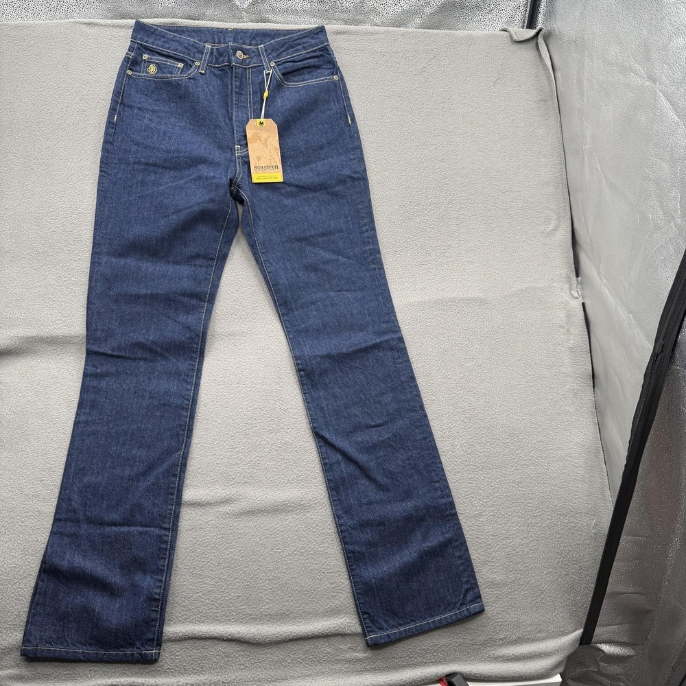 Schaefer Outfitter Katy Jean Jeans Womens 29L Dark Indigo High Rise Bootcut